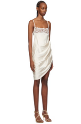 Les Sculptures La Sauded Brodee Minidress