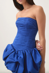 Violette Bubble Hem Mini Dress