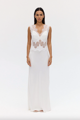 Visions Lace Floor Length Dress