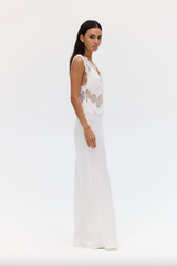 Visions Lace Floor Length Dress