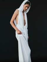 Ripple Drape Gown