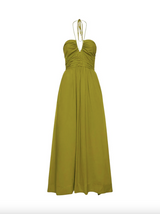 Ellie Crossover Halter Maxi Dress