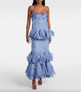 Eden Ruffled Lace Gown