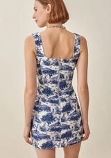 Davies Bustier Denim Mini Dress