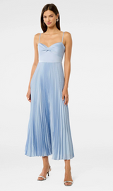 Chloe Pleated Midi Dress