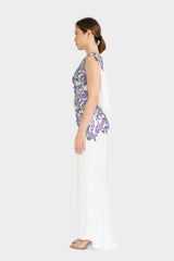 Lavender Backless Gown