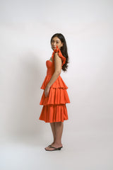 Tiered Ruffle Midi Dress