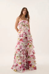 Fleur Pleated Gown