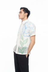 Blue Sampaguita Barong