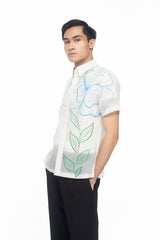 Blue Sampaguita Barong