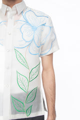 Blue Sampaguita Barong
