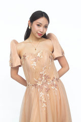 CM Beige Terno Gown