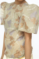 CM Printed Terno Top and Fringed Skirt