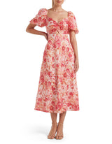 Quinni Twist Front Midi Dress