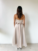 Custom Circle Skirt Midi Dress