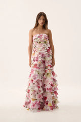 Fleur Pleated Gown